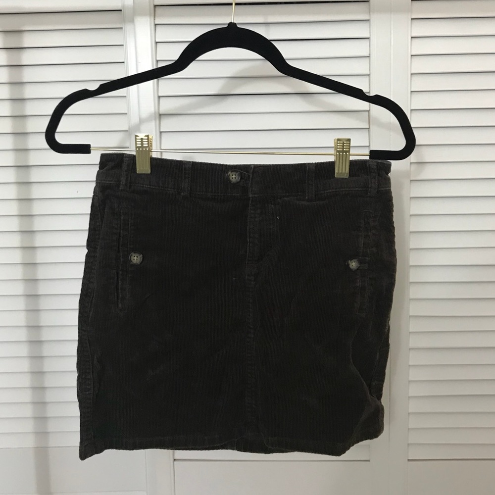 Banana Republic Dark Brown Corduroy skirt